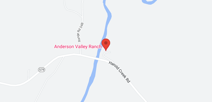 map of Anderson Valley Ranch